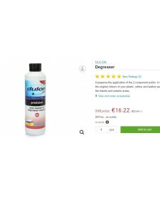 Konzentrierter Waschmittel DULON PREDULON 1 und 2 System