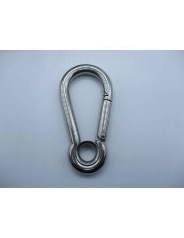 Carabiner with eye 10mm