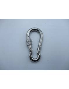 Mousqueton  fil en acier inoxydable de 60 mm