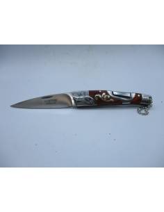 Navaja mango decorado 7cm. hoja uso pesca