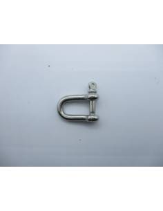 Manille droite axe inox 5 mm