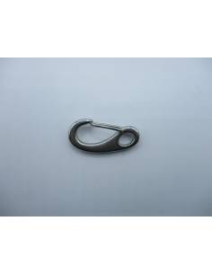 50mm stainless steel carabiner with eye
