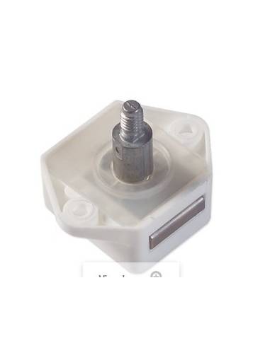 Pulsador cromo d25 cerradura blanca completo...