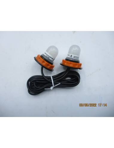Internal and external light for life raft