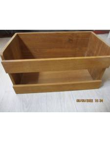Teak bookcase 397x217x205mm