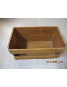 Teak bookcase 397x217x205mm