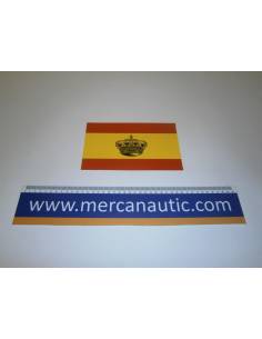 DRAPEAU NTCA. ADHÉSIF ESPAGNOL DPTVA 21X13CM