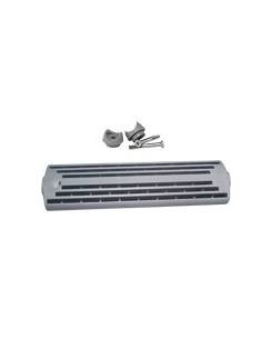 Gioco di gradino con coppia, tubo 22mm,L.18cm , Grigio