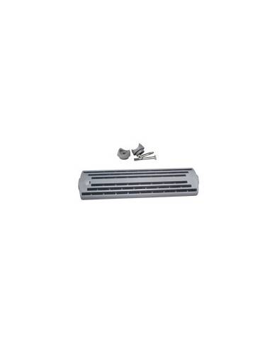 Juego peldaño con acople , tubo 22mm,L.18cm , Gris