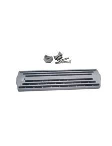 Juego peldaño con acople , tubo 22mm,L.18cm , Gris