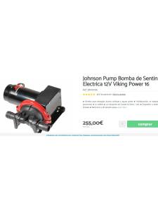Bombardamento JOHNSON PUMP Viking power 153