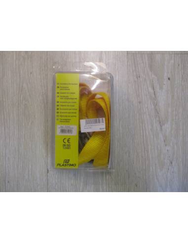 Linea seguridad simple 2mts 2 mosquetones PLASTIMO