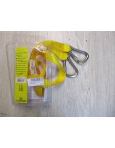Ligne de sécurité simple 2mts 2 mousquetons PLASTIMO 2