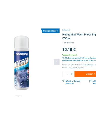 Portector piel y calzado HOLMENKOL SPORT PROOF...