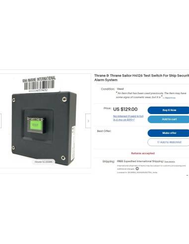 Thrane and Thrane Sailor H4126 Test Switch for...