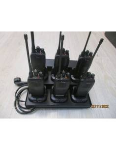 Pack 6 und Walkie Talkie ICOM IC-F2000 + Mehrfachlader 2
