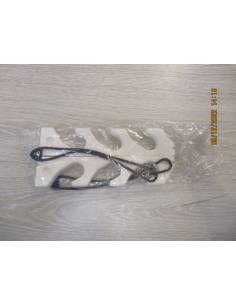 Bulkhead support for 3 rods white