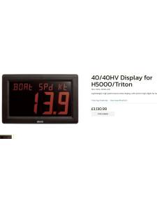 Afficheur 40/40 HV H3000 BandG Multifonction