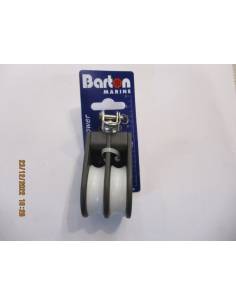 BARTON poulie double émerillon + ringot 2