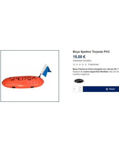Boya de buceo SPETTON