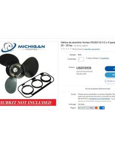 Helice MICHIGAN VORTEX 992501 10-1 /2x 9 RH3 BLD +  buje XHS
