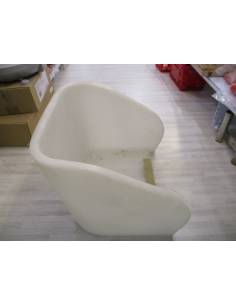 Plastic pilot seat 52x37x40cm
