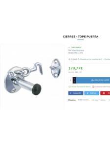 Tope puerta con seguro PERKO 574-dp1-chr