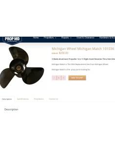Propeller MICHIGAN MATCH 101036 14X11 3P aluminum