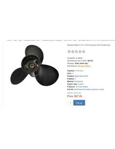 Hélice MICHIGAN MATCH 062103 (9-1 / 4 x 9)