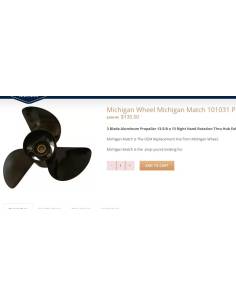 Hélice MICHIGAN MATCH 101031 13,625X13 R aluminium