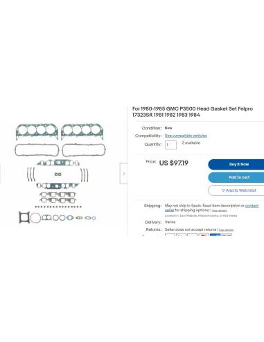 FEL-PRO 17323 head gaskets