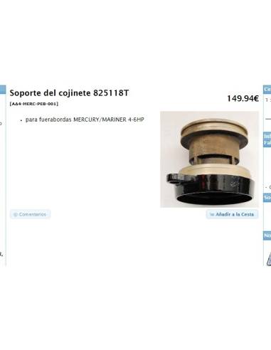 Supporto cuscinetto 825118T