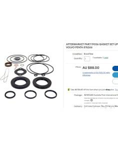 Juego juntas set para VOLVO AQ200,250,270,T,275A,280L,T,290