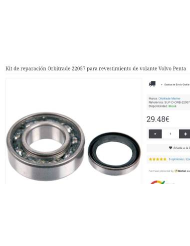 Orbitrade 22057 Kit de réparation pour housse...