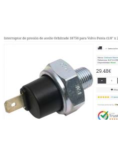 Interruptor de presión de aceite Orbitrade 18750 para...