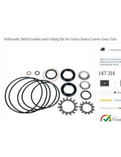 Orbitrade 19010 Kit de juntas y juntas tóricas para...