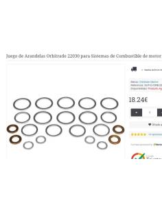 Juego de Arandelas Orbitrade 22030 para Sistemas de...