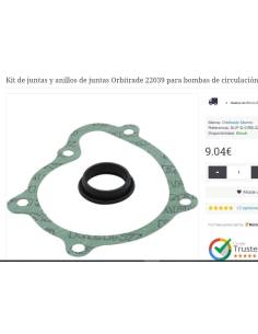 Kit de juntas y anillos de juntas Orbitrade 22039 para...