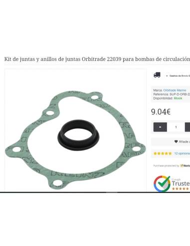 Orbitrade 22039 Kit de joints et bagues...