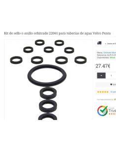 Kit de sello o anillo orbitrade 22061 para tuberías de...