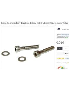 Juego de Arandelas y Tornillos de tapa Orbitrade 22093... 2