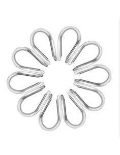 Guardacabos inox 3 mm ( 10und)