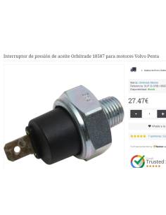 Interruptor de presión de aceite Orbitrade 18587 para...