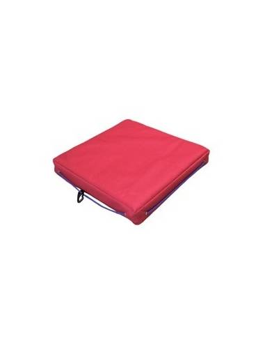 Cojin cubierta flotante simple rojo