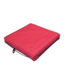 Cojin cubierta flotante simple rojo