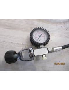 Manomètre de plongée 400 bar + 1 étage et tube 3 m 2
