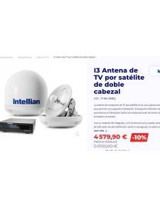 INTELLIAN I3 Dual Head Satellite TV Antenna