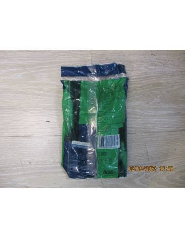 Guante bi-color cotton flocked neopreno talla L