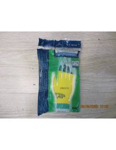 Zweifarbiger Cotton Flocked Neoprenhandschuh Größe L 2