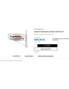 RAYTHEON universal radar antenna support